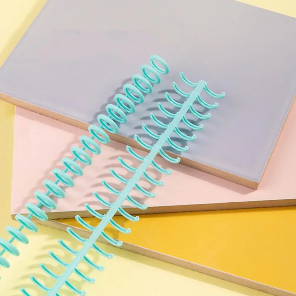 5Pcs  Loose-leaf Binder Ring Delicate Cuttable Loose-leaf Binding Strip Detachable DIY Binding Strip