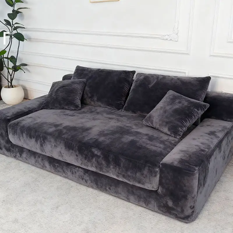 

Oversized Aesthetic Living Room Sofas Luxury Velvet Loveseat Recliner Compressed Sofa Modern Nordic Divano Moderno Furniture