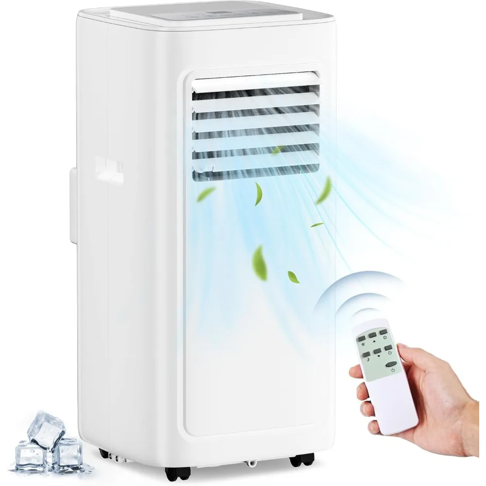 

Air Conditioner with Installation Kit, Cool Dehumidifier, Low Noise & Led Display& 24Hrs Timer, Portable Air Conditioner