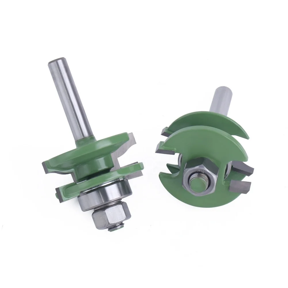 

Precision Woodworking Router Bit Mortise Tenon Router Bit Set YG6X Steel Alloy Precision Grinding Seamless Weld