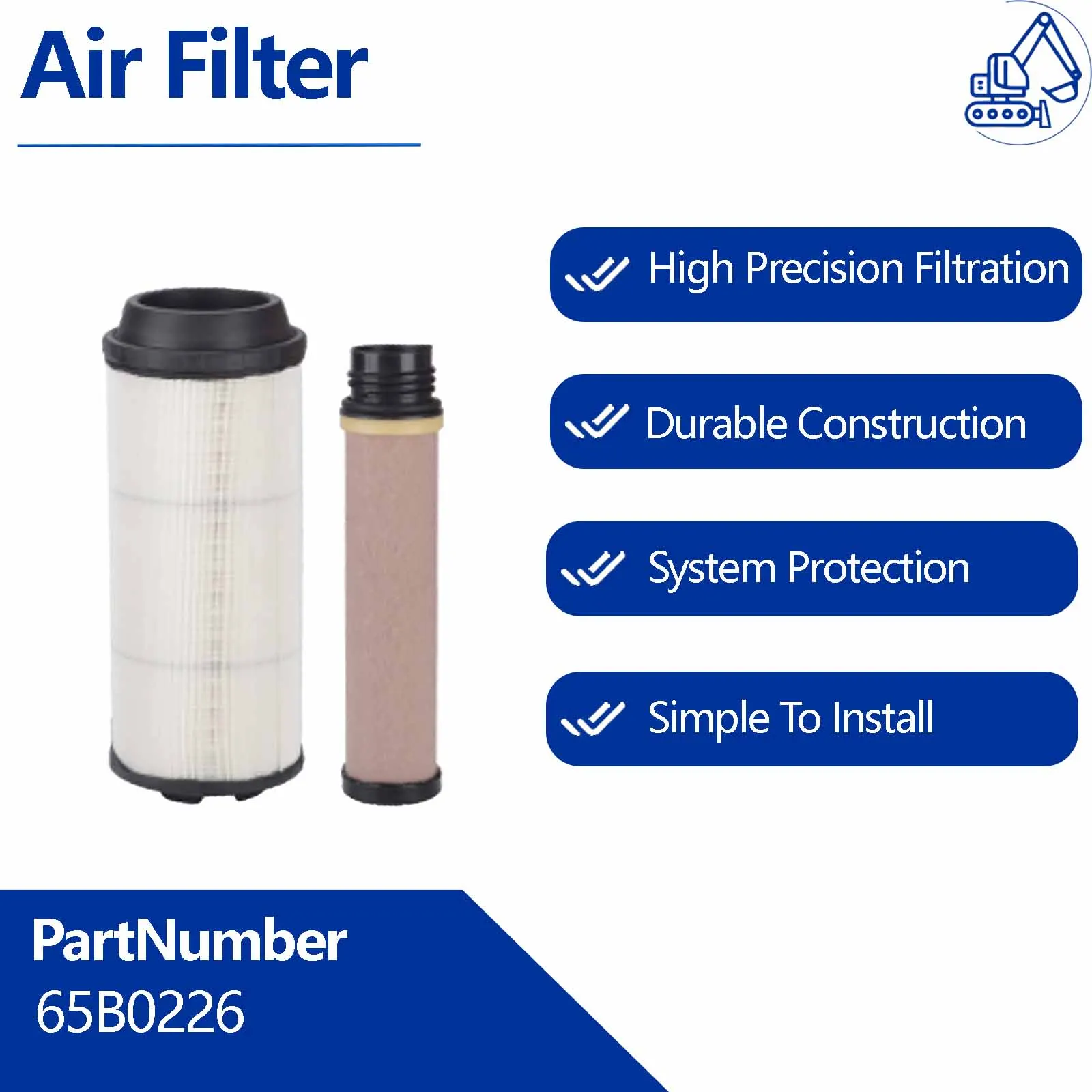 Air Filter C14200 For XGMA XG806F Mini Excavators