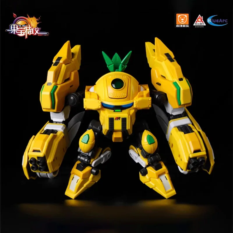 

Genuine FRUITY ROBO Pineapplello Pineapple Slasher Assembly Anime Action Figure Model Toys Gift for Birthday