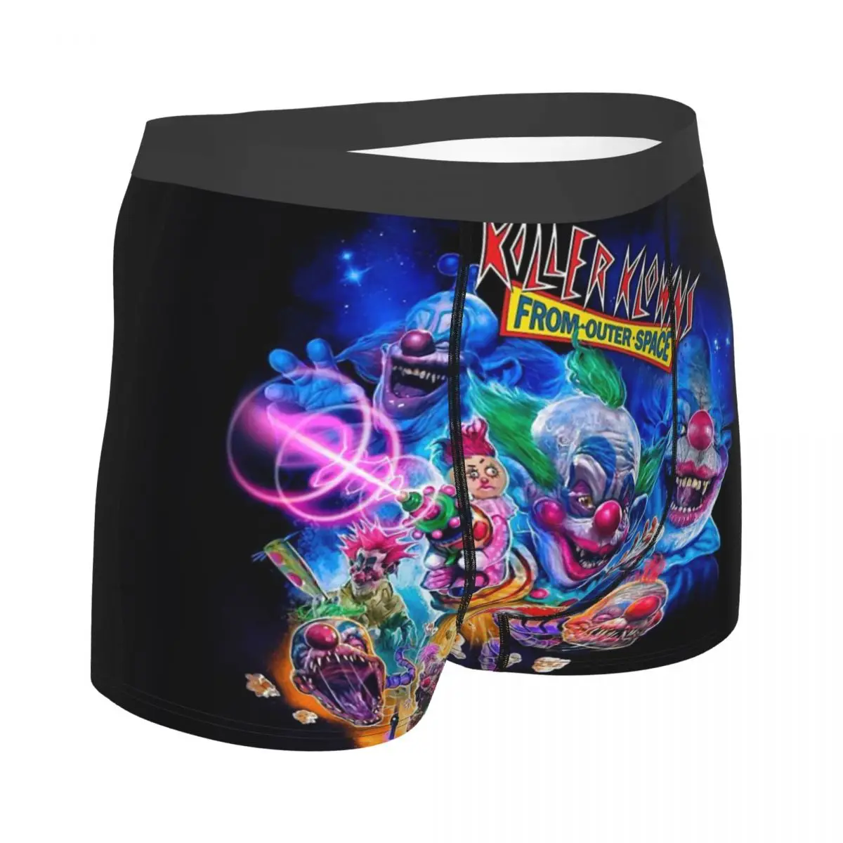 Killer Klowns From Outer Space Horror Film Man's Printed Boxer Briefs Underpants Highly Breathable Top Quality Birthday Gifts image 3