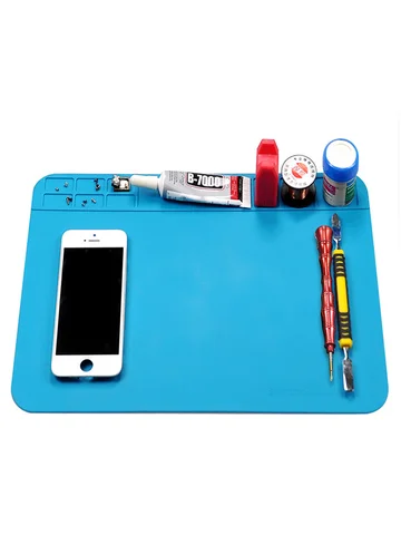 Soldering Mat ESD Antistatic Heat Resistant Insulation Work Mat Multi Component Placement Heat Insulation Pad