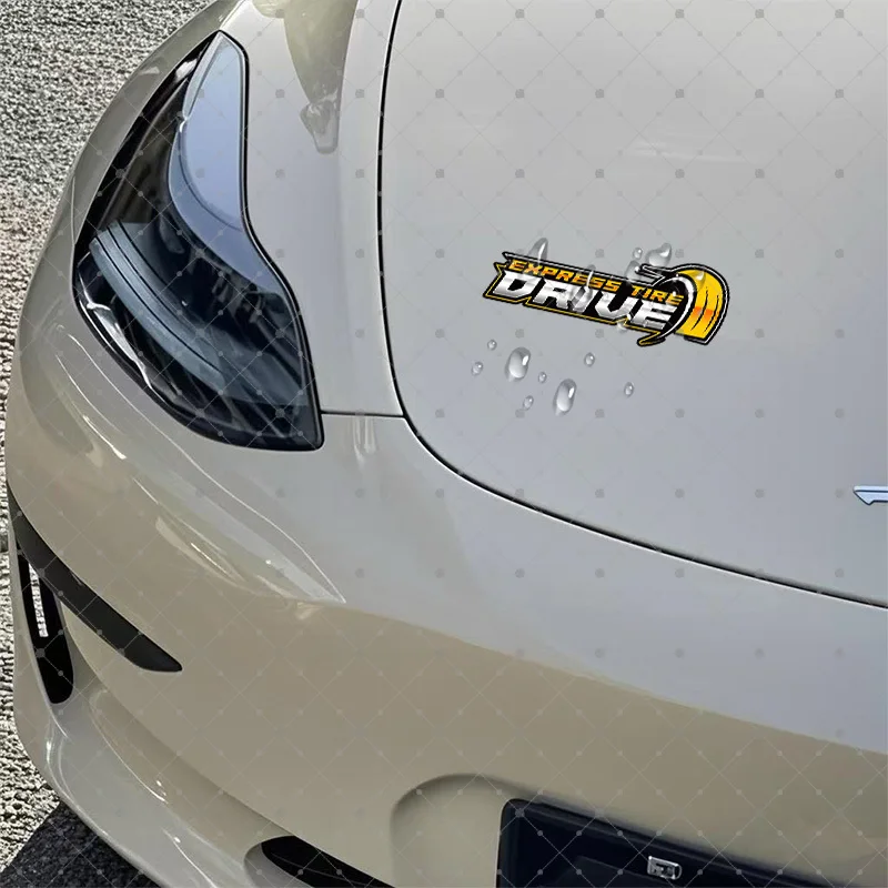 Autocollant de voiture en vinyle pour conduite de pneu Express, 1 pièce, autocollant de décoration pour ordinateur portable, ordinateur portable, passionné de voiture