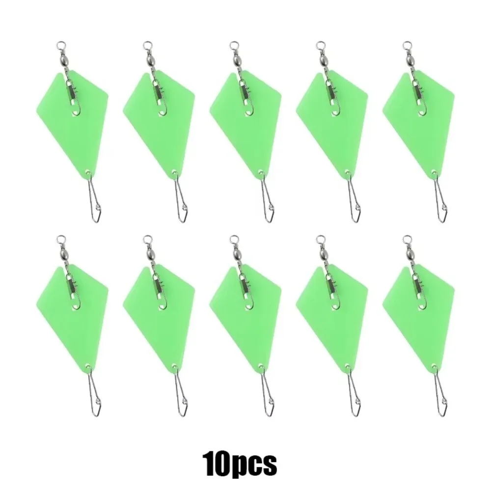 10pcs 10pcs Set Lead Lifts With Swivel Lead Material Terminal Tackle Quick-Change Design Clip Attachment Quick-Change Clips