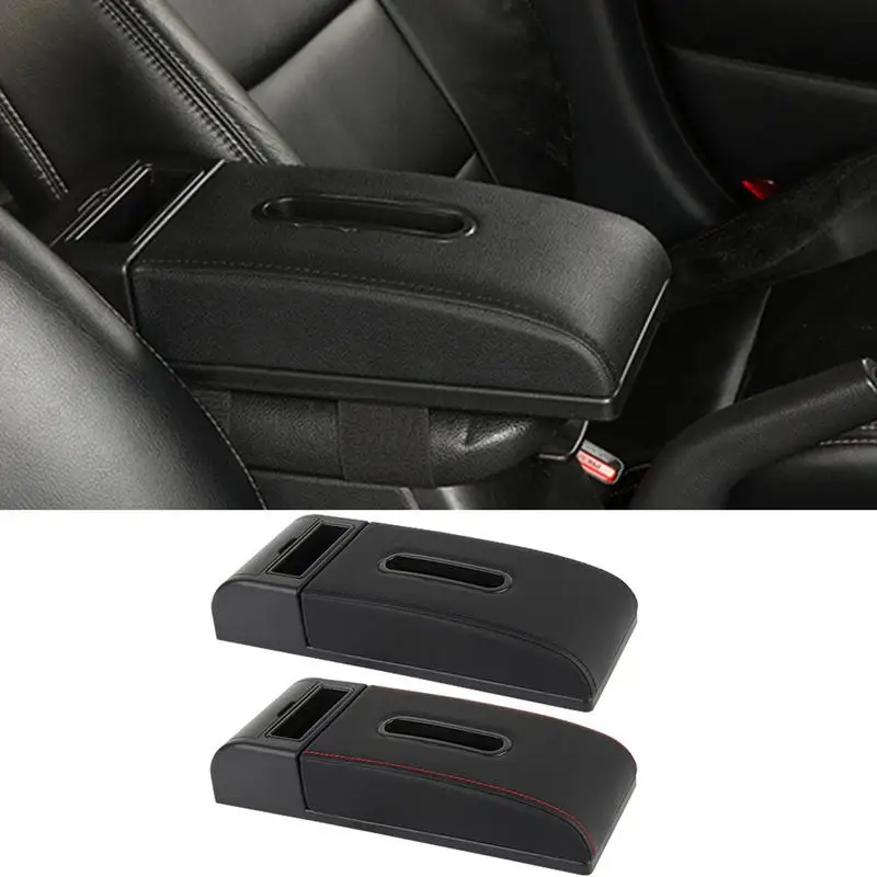 Car Center Console Cushion Pad Car Center Console Covers With Pocket And Tissue Box Auto Armrest Covers Protector For SUV Truck