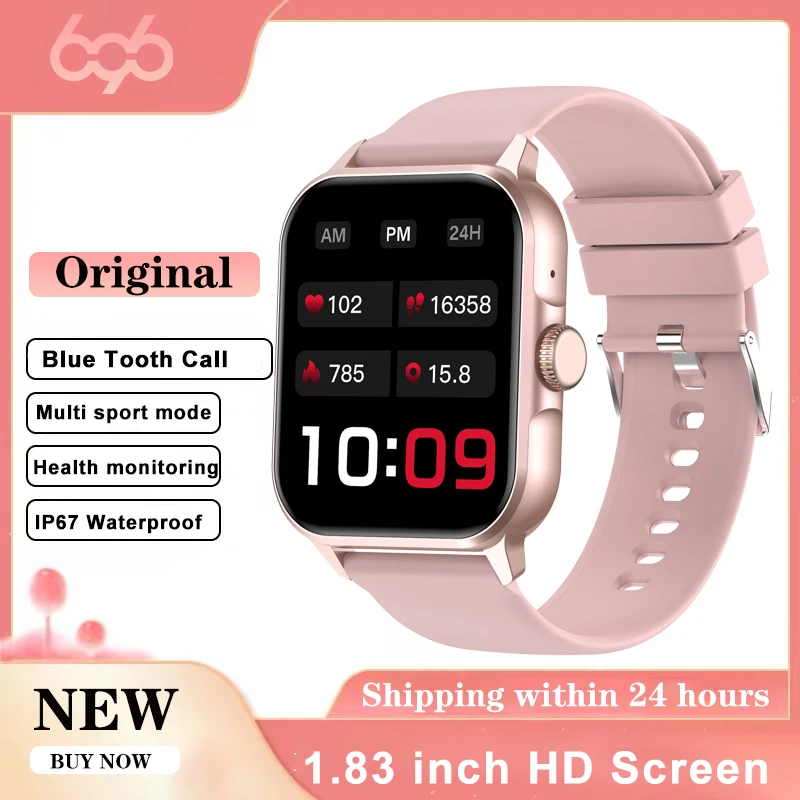 

2025 Blue Tooth Call Men Women Smart Fashion Watch Sport Heart Rate Waterpoof Smartwatch Sleep Monitoring Lady Watches Weather