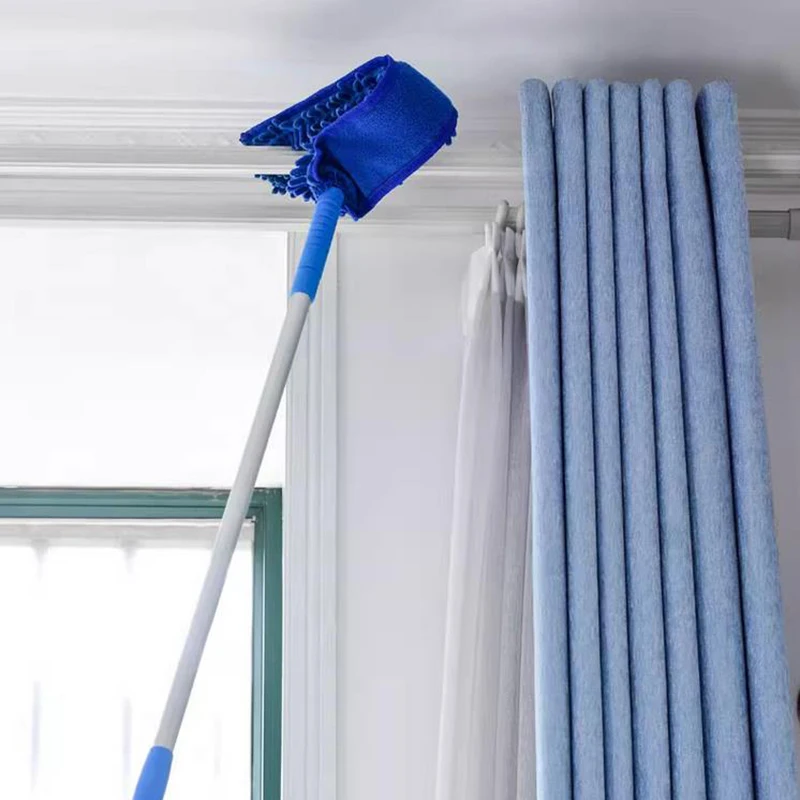 Mikro faser Decken ventilator Klinge Reinigung Staub tuch Kit abnehmbare flexible Spinnennetz Staub tuch hohe Decken ventilator Stauben tfernung Staub tücher