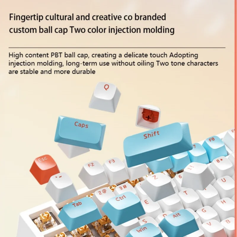 Mechrevo K590 Wireless Mechanical Keyboard Tri Mode Gasket Structure Full Key Hot Swappable Rgb Macro Driver Gaming Keyboards