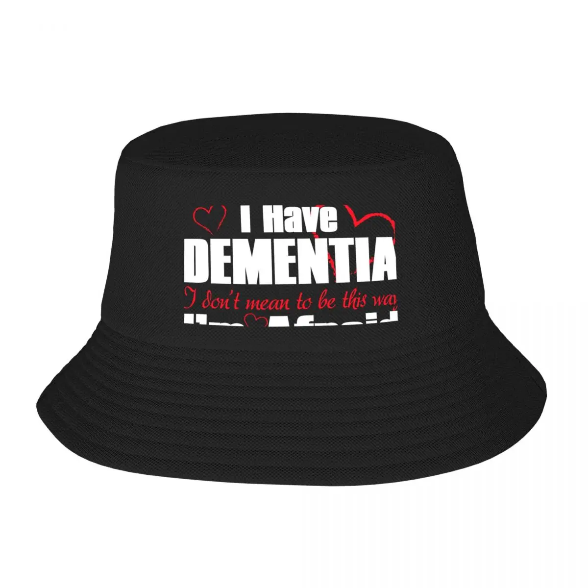 

Please be patient with me, I have dementia Bucket Hat cute Mountaineering Hats For Women Men's