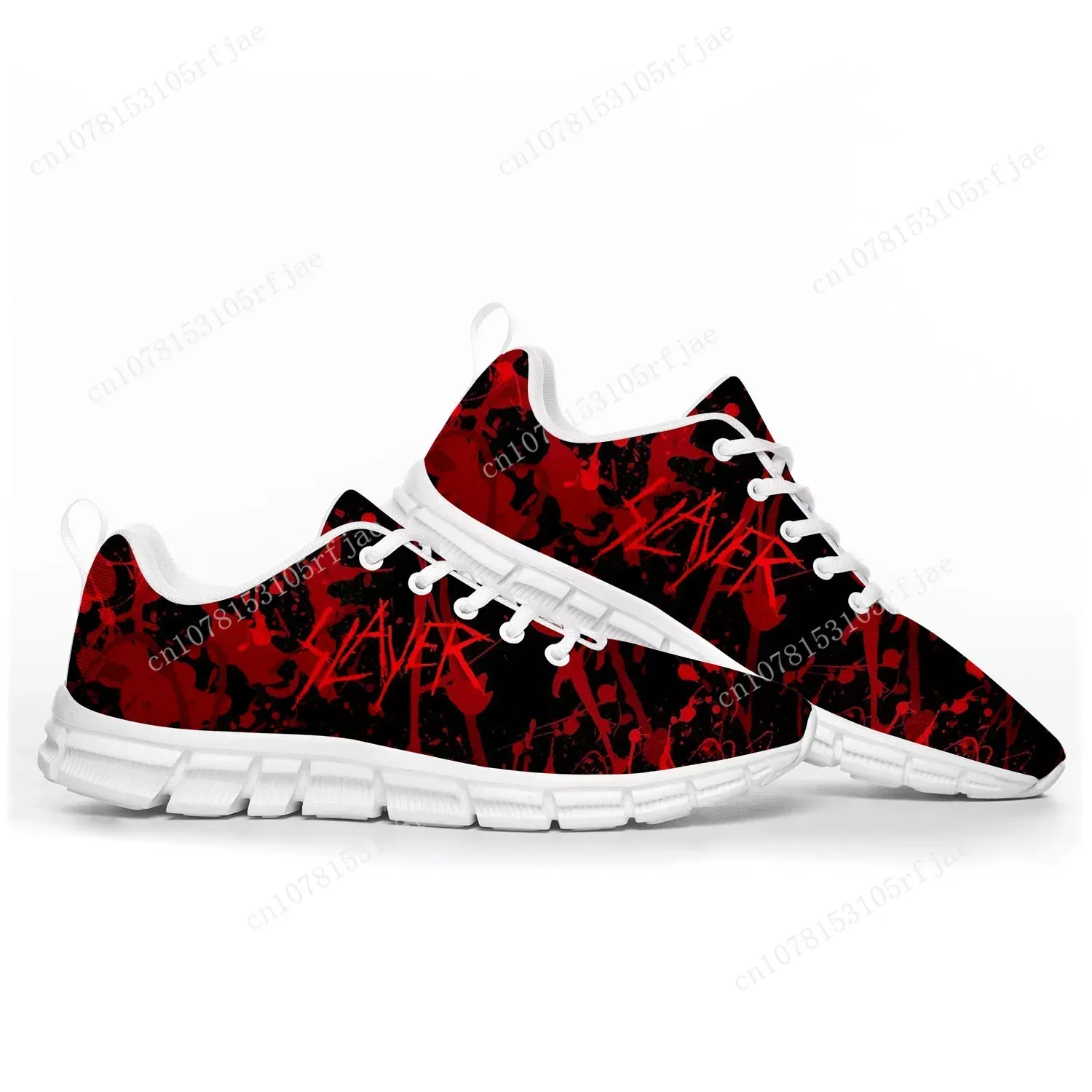 Slayer Heavy Metal Rock Band Sportschoenen Heren Dames Tiener Kinderen Sneakers Casual Custom Hoge Kwaliteit Paar Schoenen