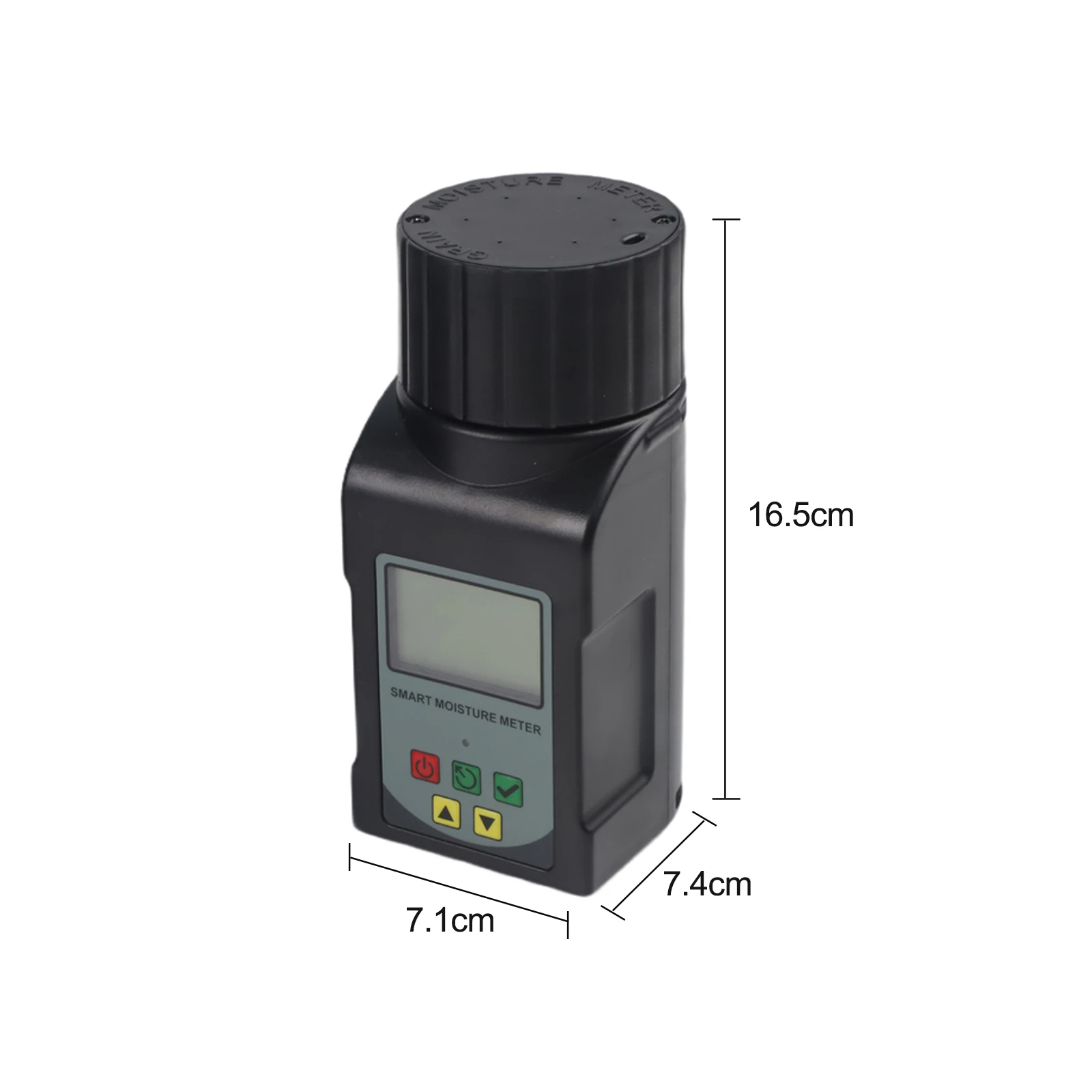 LCD Display Moisture Meter with Voice Announcement Function for Hands-Free Operation in Noisy Environments LCD