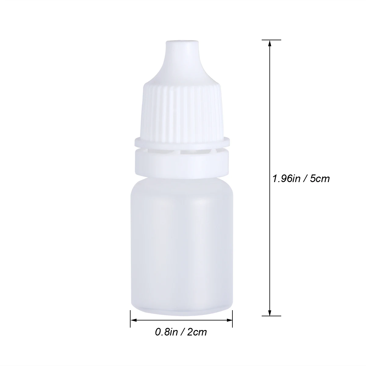 

10pcs 5ml Eye Dropper Bottles White Squeezable Liquid Dropping Childproof Cap Essential Oil Storage Solvent Paint