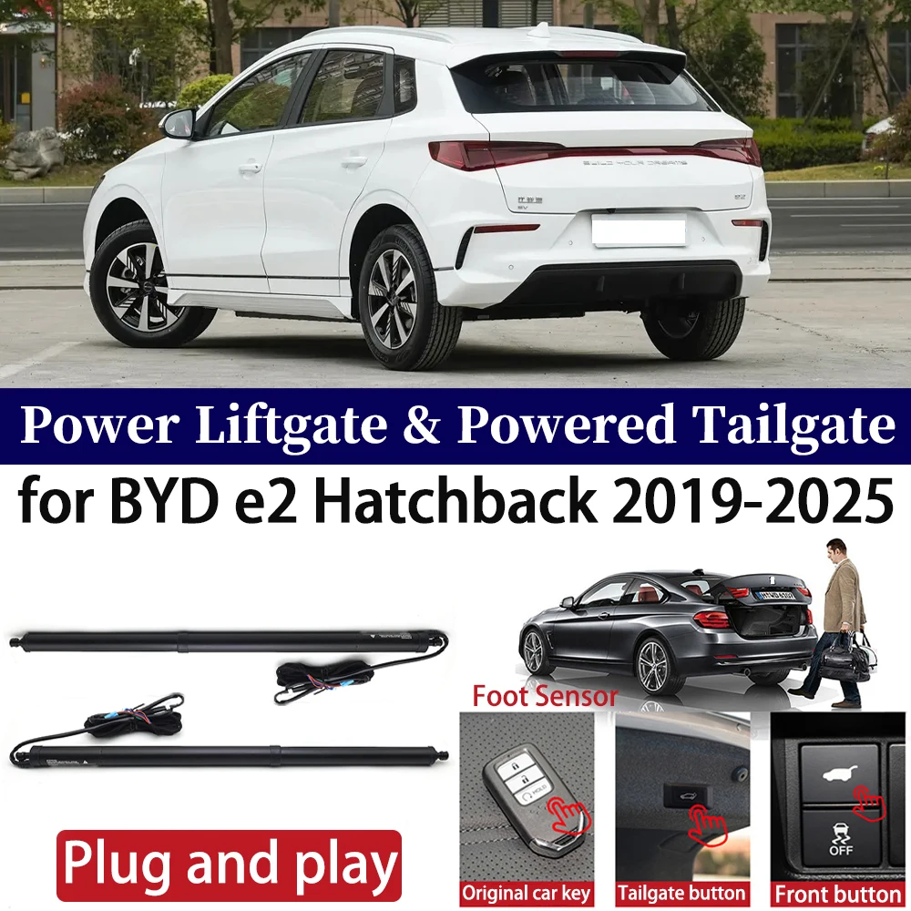 

ZhuCamX for BYD e2 Hatchback 2019-2025 Car Auto Power Electric Tailgate Liftgate Lift Trunk Closer System Boot Lift Motor Kit