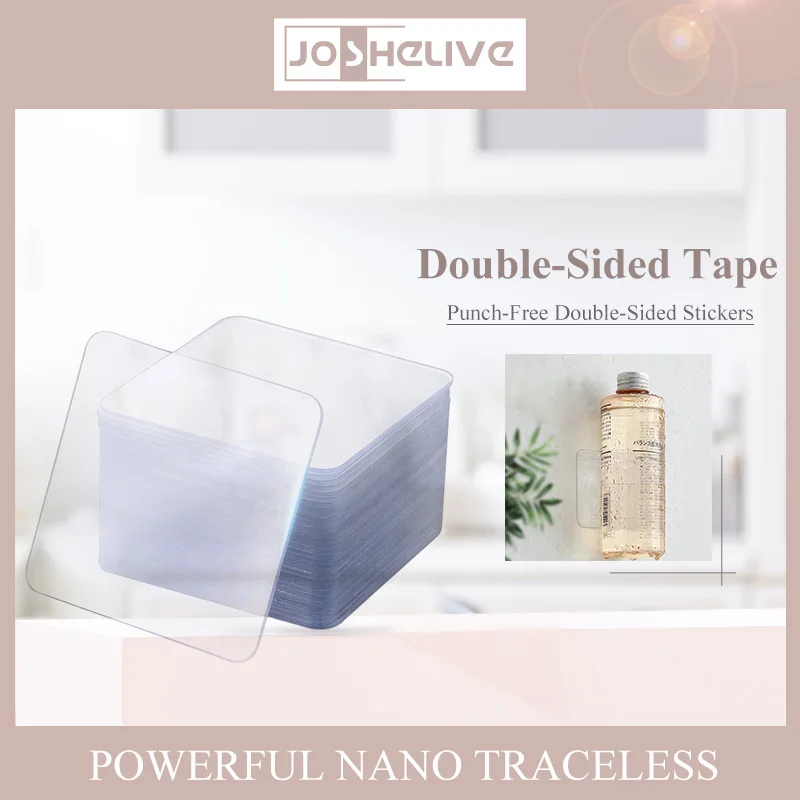 

Multifunctional Double Sided Adhesive Transparent Strong Adhesive Waterproof Removable Reusable Nano Adhesive Mounting