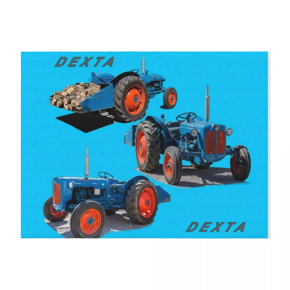 

Fordson Dexta, Throw Blanket Giant Sofa Bed linens christmas gifts Nap Blankets