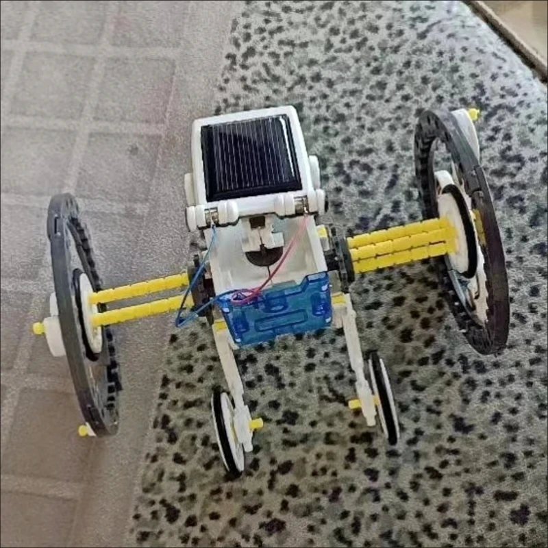Brinquedo robô solar 13 em 1, montagem DIY com múltiplas transformações. Combina de aprendizagem científica com diversão prática - presente STEM ideal