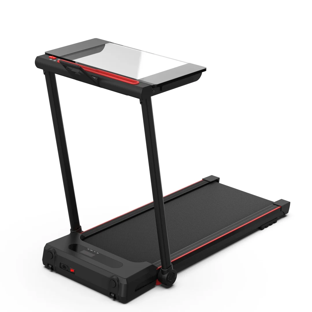 Commercial Motorized Treadmill,2.5HP LED Display,3‑Level Incline,Foldable Steel Frame