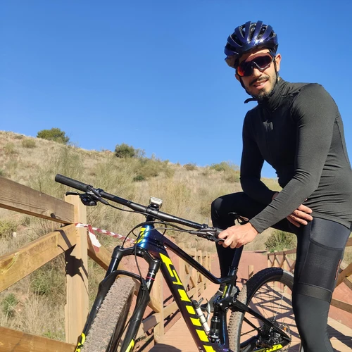 Imagen 2 del producto YKYWBIKE-Camiseta de ciclismo para hombre, chaqueta cálida de manga larga con forro polar térmico para invierno y otoño, ropa para bicicleta de carretera y MTB