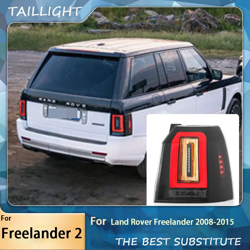 Car Led Rear Lights For Land Rover Freelander 2  2007-2015  L359 LED rear tail lamps lights Tail lamp Bumper backup light