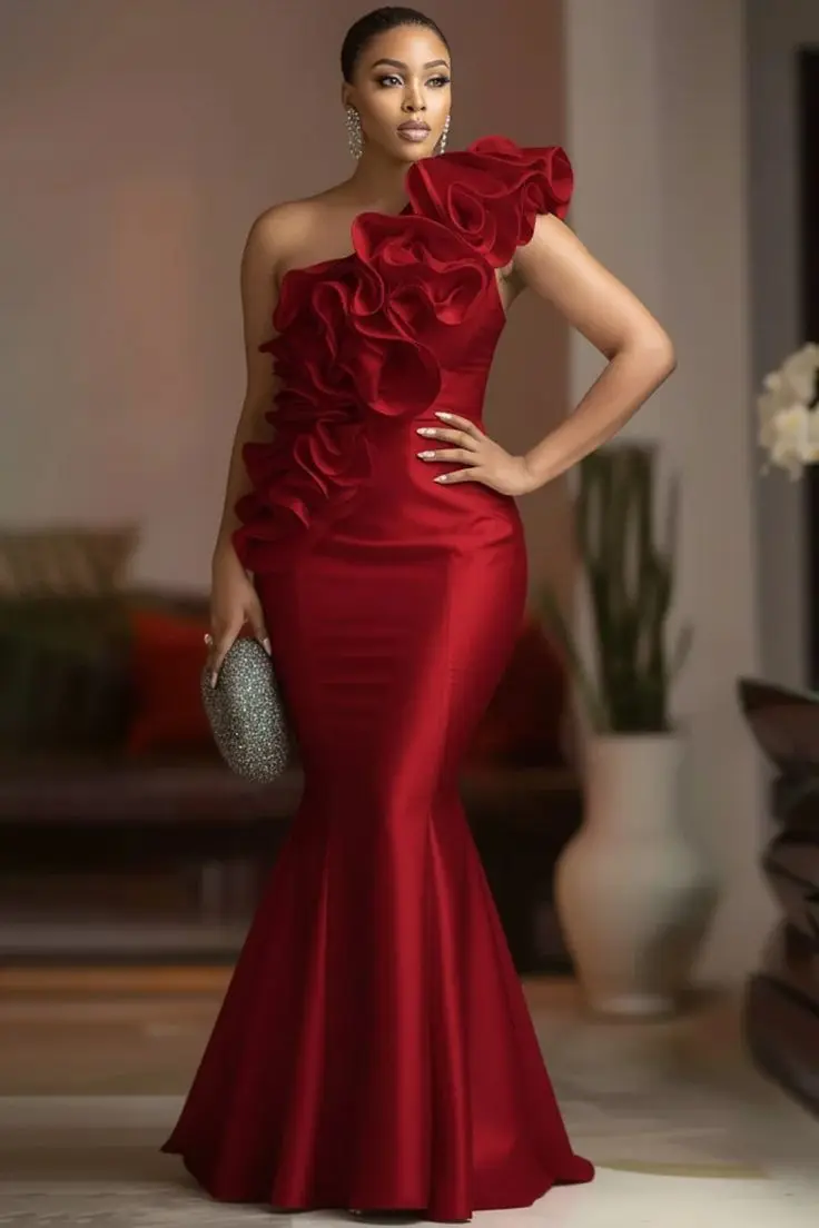 plus size empire waist formal dress Evening Party Women A-Line Chiffon flutter sleeves Ever-Pretty Double V Neck Long