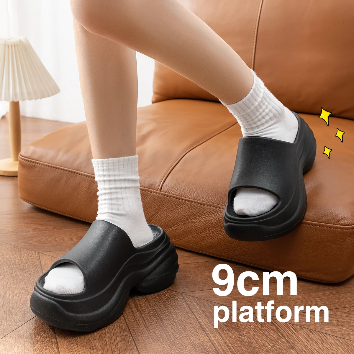 

Summer Women Thick Bottom Slippers Platform Non-Slip Home Sandals Fashion Comfortable Indoor Outdoor Slides