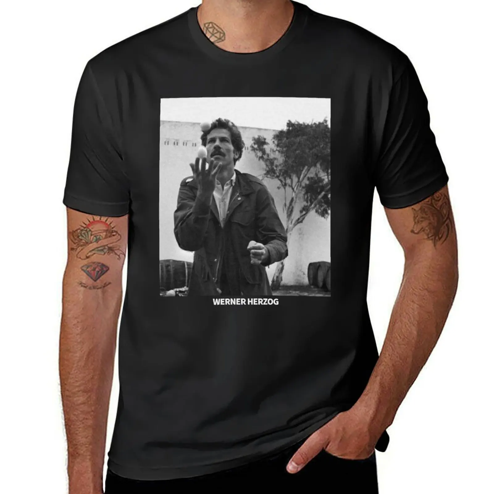 Werner herzog retro T-Shirt for a boy plain heavyweights mens t shirt