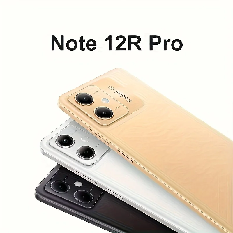 Xiaomi Redmi Note 12R Pro 5G مرآة بورسلين بيضاء، 256 جيجابايت/12 جيجابايت رام، ثنائي الشريحة، XIAOMI HyperOS، شاشة OLED 6.67 بوصة، 120 هرتز، 50