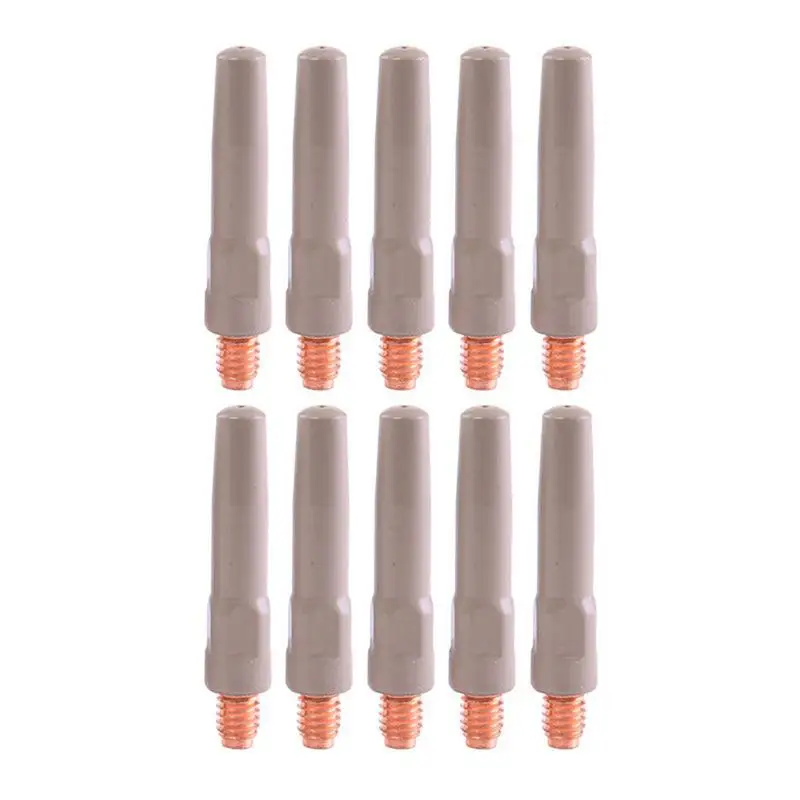 

Welder Nozzle Set 10PCS Replacement Parts Welding Nozzle Tip Non-Stick Coating Welding Torch Accessory For Slag Protection