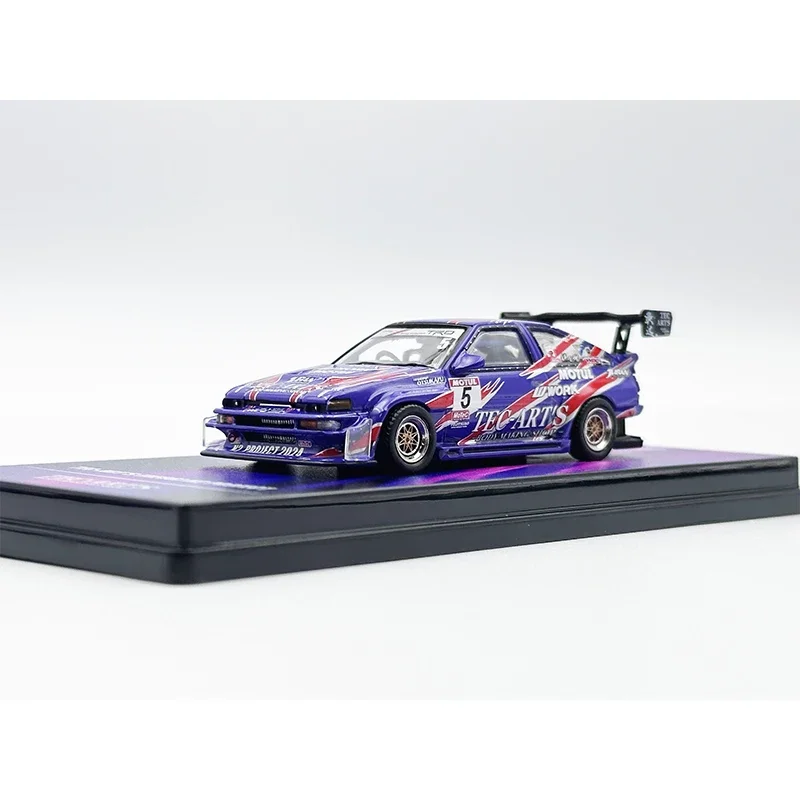 INNO 1:64 Toyota Sprinter Trueno AE86 N2 Project By Tec Art`s Alloy Diecast Cars Model Toy Collection In Stock