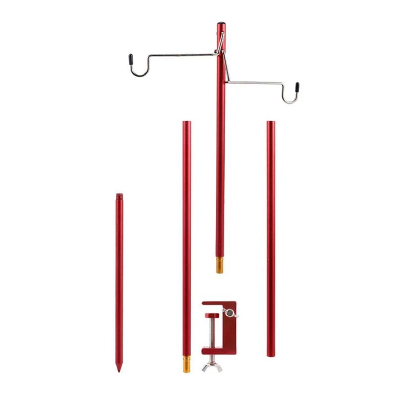 

Folding Light Stand Camping Portable Desktop Light Pole Stand Suitable For Camping Fishing Barbecue
