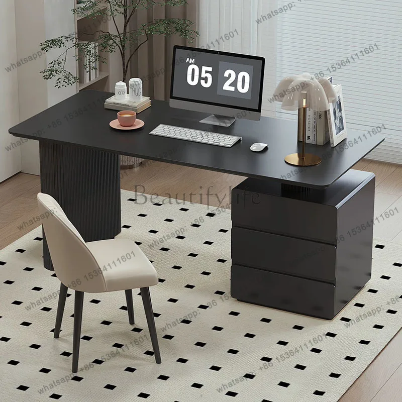 Design Reception Office Desk Modern Computer Decoration Drawer Storage Office Desk Aesthetic Display Scrivania Trendy Furniture 5