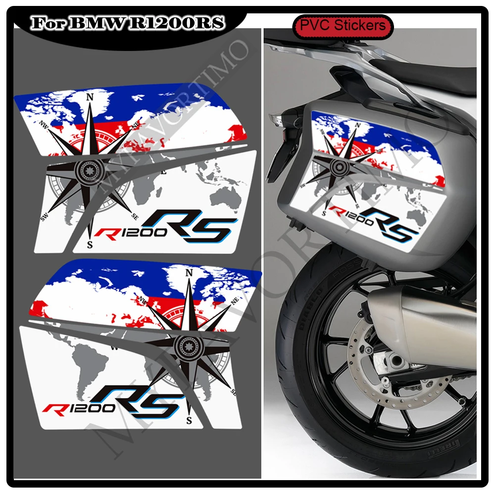 

NEW For BMW R1200RS R 1200 RS R1200 2015+ Motorcycle Trunk Luggage Anti-scratch decorative Protector Stickers Decals