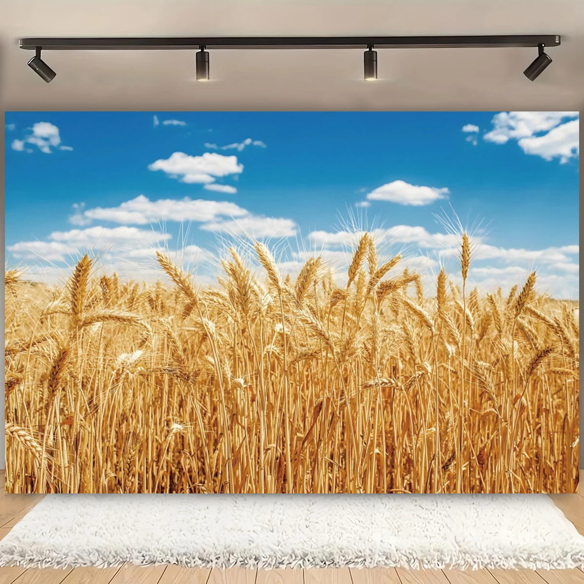 خلفية تصوير شافوت يهودية لحصاد القمح في المزرعة كريستيان هابي شافوت ديكور حفلات العطلات خلفية استوديو الصور