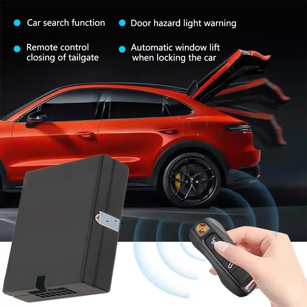 Electric Trunk Induction Electric Tailgate Lock Module Foot Kick Sensor Intelligent Key Control Security Lock Window for Porsche