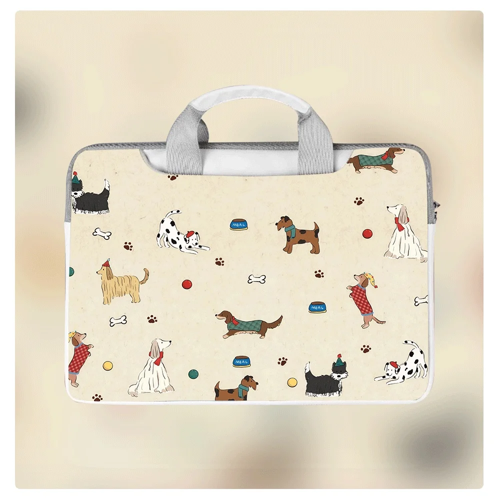 

Cartoon Animal Cute Crossbody Laptop Bag 13.3 14 12 15 15.6 Inch Laptop Bag for Macbook Air Pro 16 Xiaomi Briefcase Handbag Gift