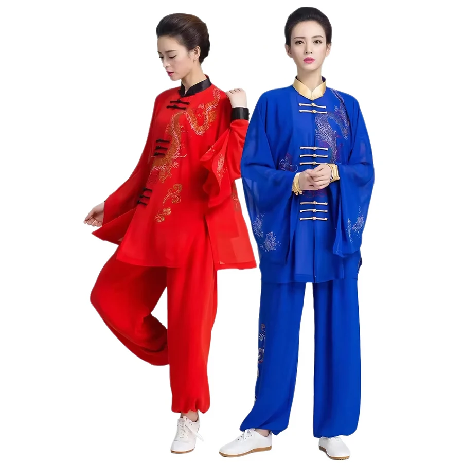CLYFAN Kung Fu Uniform Traditional Chinese Clothing Wushu Taichi Kungfu Uniforms Tai Chi Suit Perfect For Exercise And Training