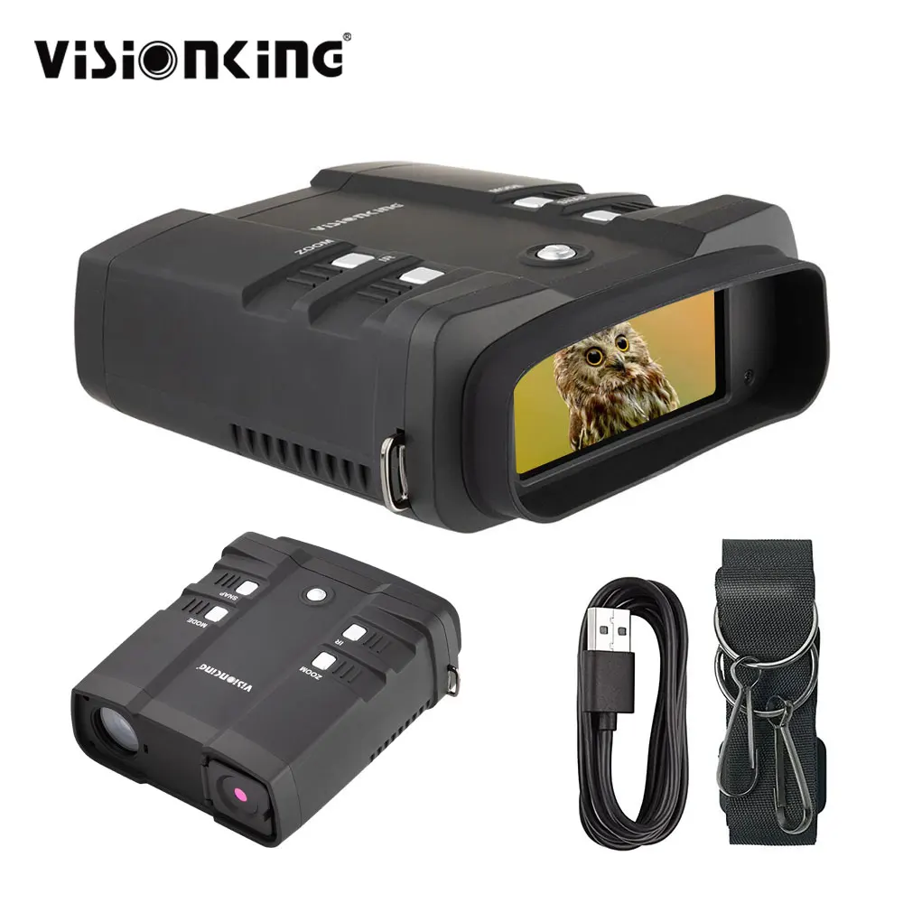 Visionking 300m Digital Night Vision Device Binocular 1080P IR LED 5W Infrared 850nm Day Night Photo Video Record Hunting Boat