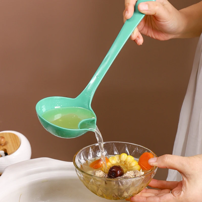 Filter For Kitchen Item Gadgets Ladles Skimmer Spoon Strainer Kitchen Scoop Kitchen Novel Accessories Soup Fat Oil Separator