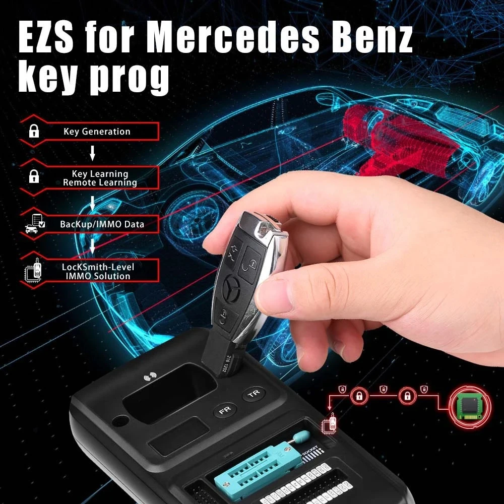 XTOOL KC501 Key Programmer ECU Reader AIl Key Lost key Programming For Benz/Toyota/VW/BMW Work With X100MAX IK618 X100PAD3