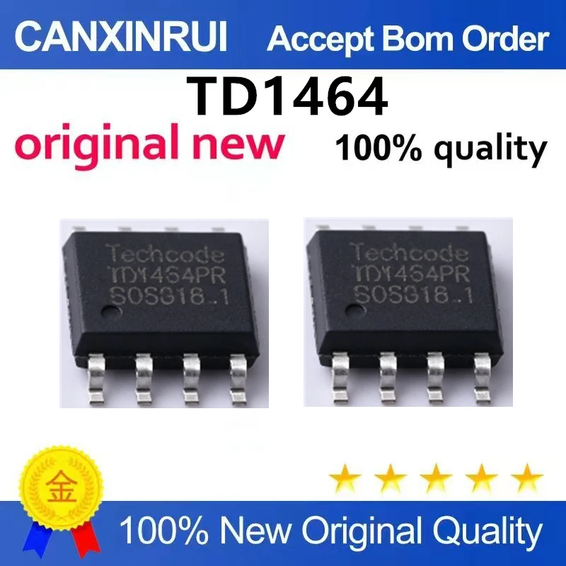 (5pcs-100pcs)New original TD1464PR SOP8 step-down switch mode regulator IC DC-DC power chip