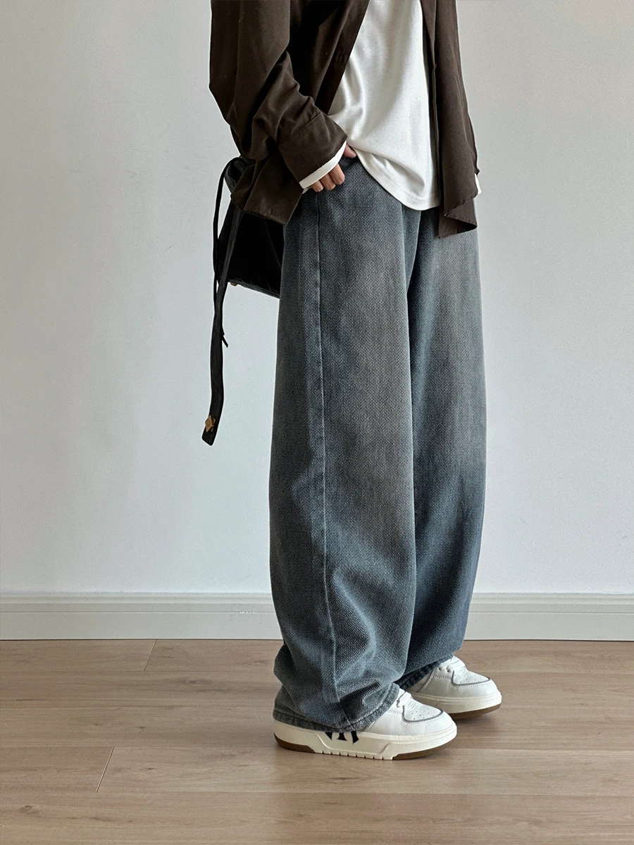 

Мягкие джинсовые джинсы с высокой талией и прямыми штанинами, женские весенне-осенние повседневные свободные широкие повседневные джинсы со звездами