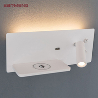 Modern Wall lamp USB Charge Wireless charging wall light sconces Nordic indoor lighting home decor livingroom bedroom bedside