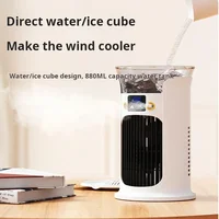 Ventilateur d'air froid portable de bureau USB, mini climatiseur multifonction pour usage domestique et refroidissement personnel 3
