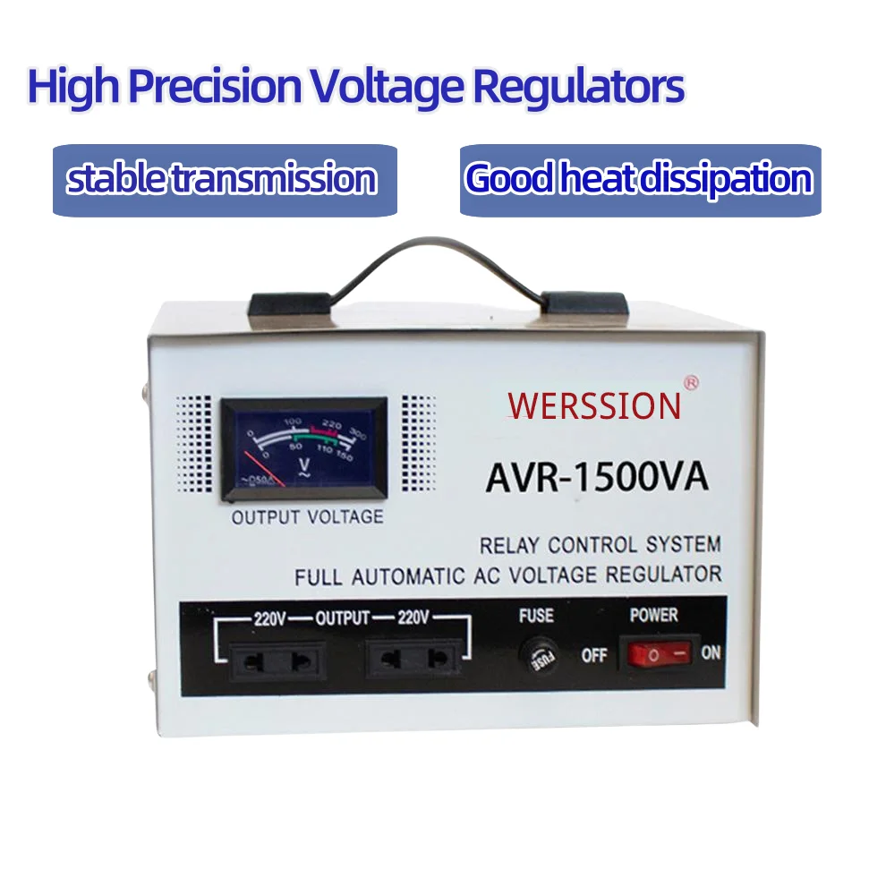 Single-Phase Voltage Stabilized Power Supply 220v For Air Conditioning Computer Automatic Voltage Regulator Digital Display