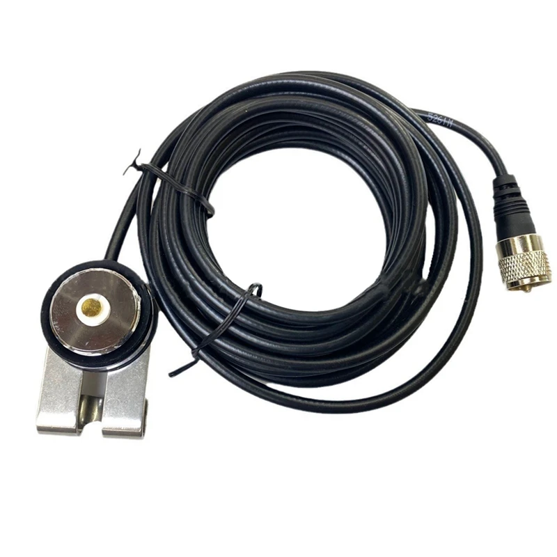 Cable de antena coaxial NMO a PL259 N-2, montaje NMO para coche, camión, Radio Amateur, Móvil, 5M, RG-58