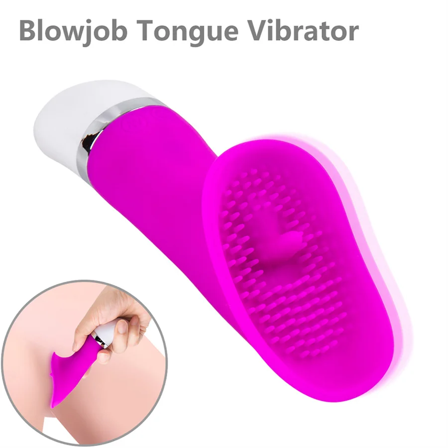 Silicone Tongue Licking Vibrator G-spot Massager Clitoris Stimulator Oral Vibrator Masturbator Sex Toys For Woman Sex Product