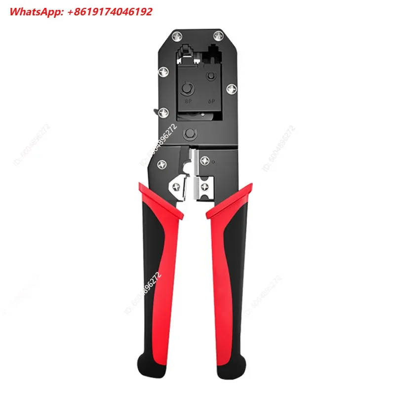 Network Pliers Set Toolkit with Tester Cat5e Cat6 Cable Crimper RJ45 Connector Professional Grade Multi-functional Household