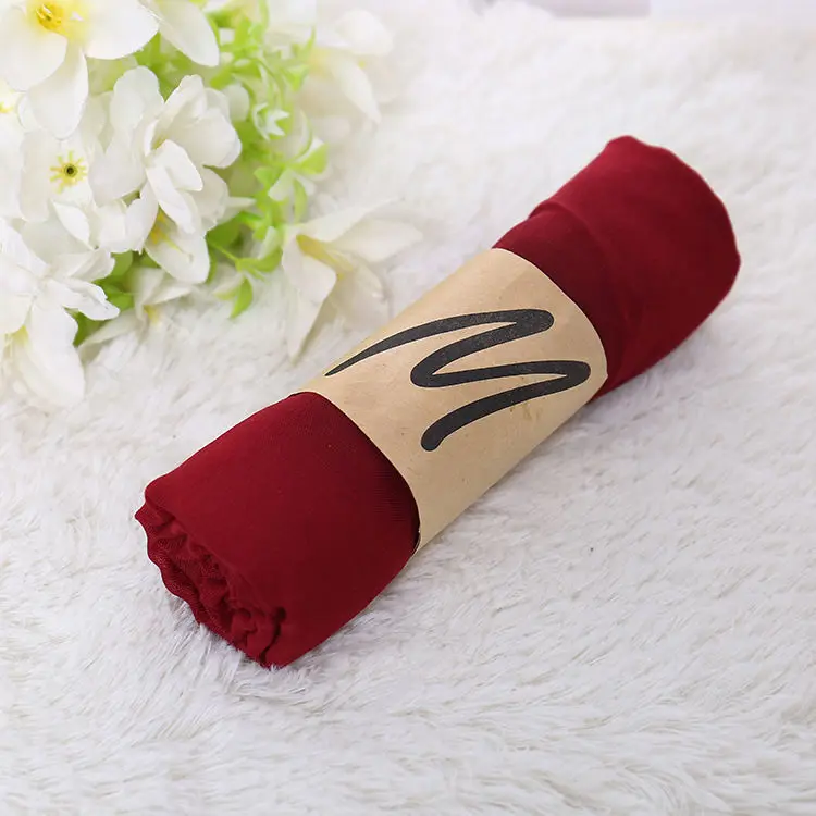 الموضة الكورية وشاح المرأة الفاخرة الربيع الشتاء بلون الحجاب للمرأة شالات يلتف الباشمينا باندانا الأوشحة هدية الزفاف #5